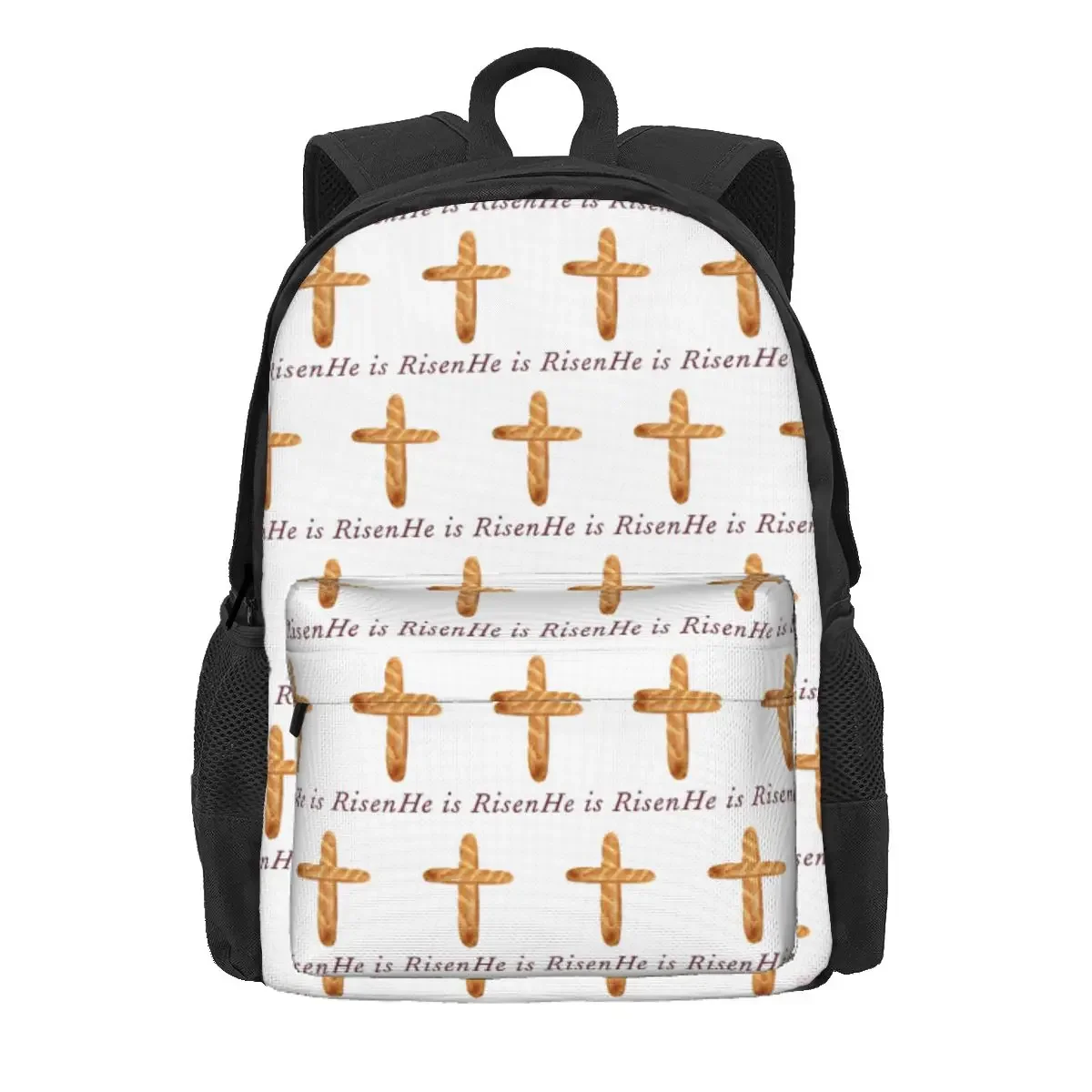 He Is Risen, Shirley's Bread Apron (Community) Sac à dos de grande capacité, sac à livres, sac d'école, sacs à bandoulière pour hommes et femmes