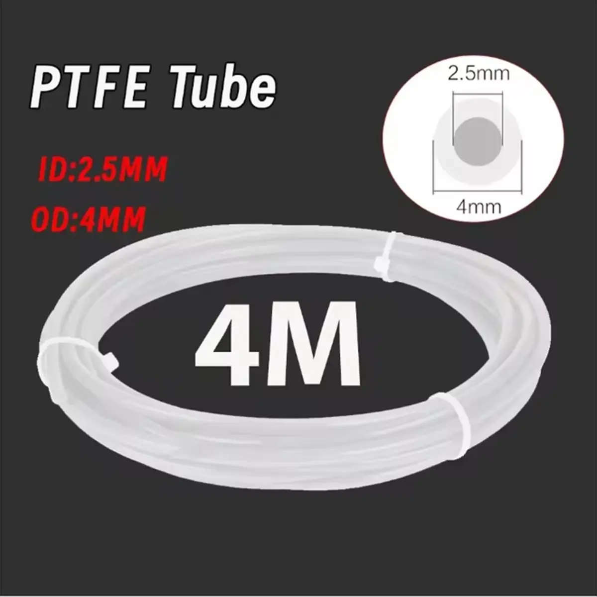 T35C PTFE Adapter Material Pipe for 3D Printer Part for X1/P1 X1C P1S P1P