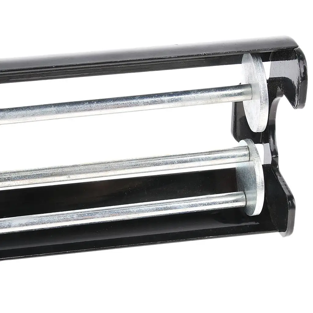 Dual Caulk Steel Heavy Duty Adhesive Applicator No Drip Manual Dispenser for 400ml Construction Sealant Repair