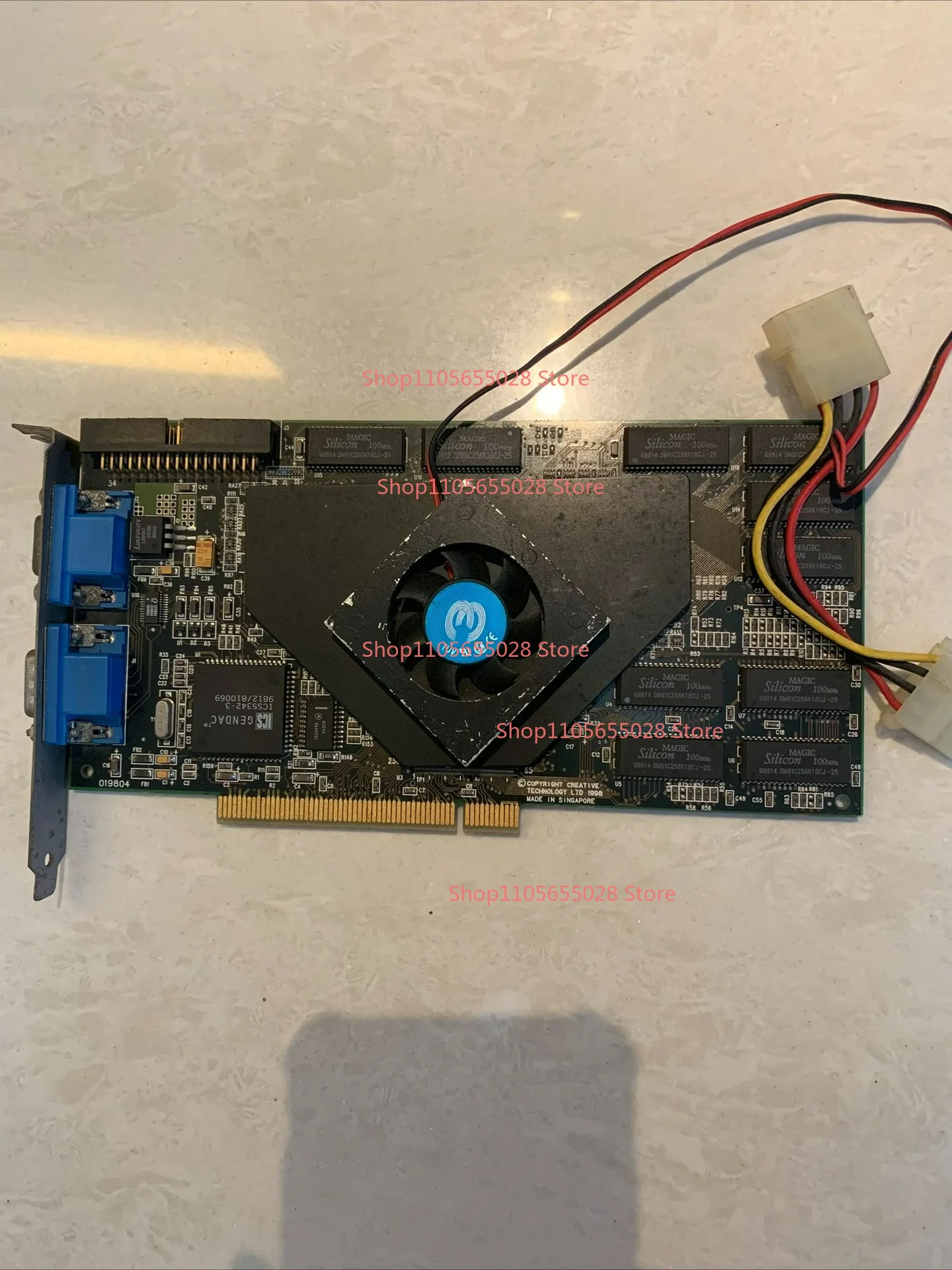 For 3DFX Voodoo Creative CT6670, 12M Video Memory, Cooling Fan Room Version