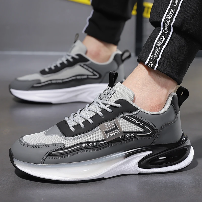 

Мужская повседневная спортивная обувь, новая летняя мягкая, модная дышащая противоскользящая дышащая удобная мужская спортивная обувь для бега