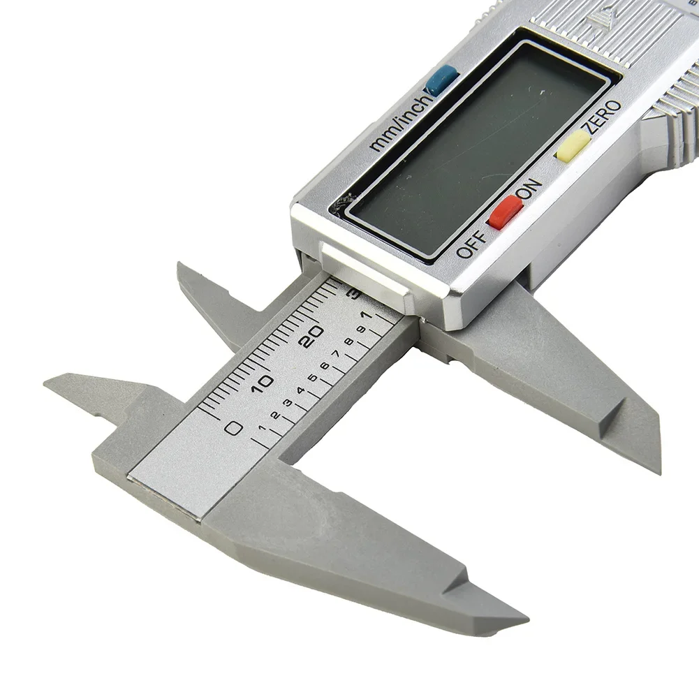 Reliable Carbon Fiber Vernier Caliper, 150mm/6 inch LCD Digital Electronic Gauge, Easy to Read LCD Display, Locking Thumb Screw