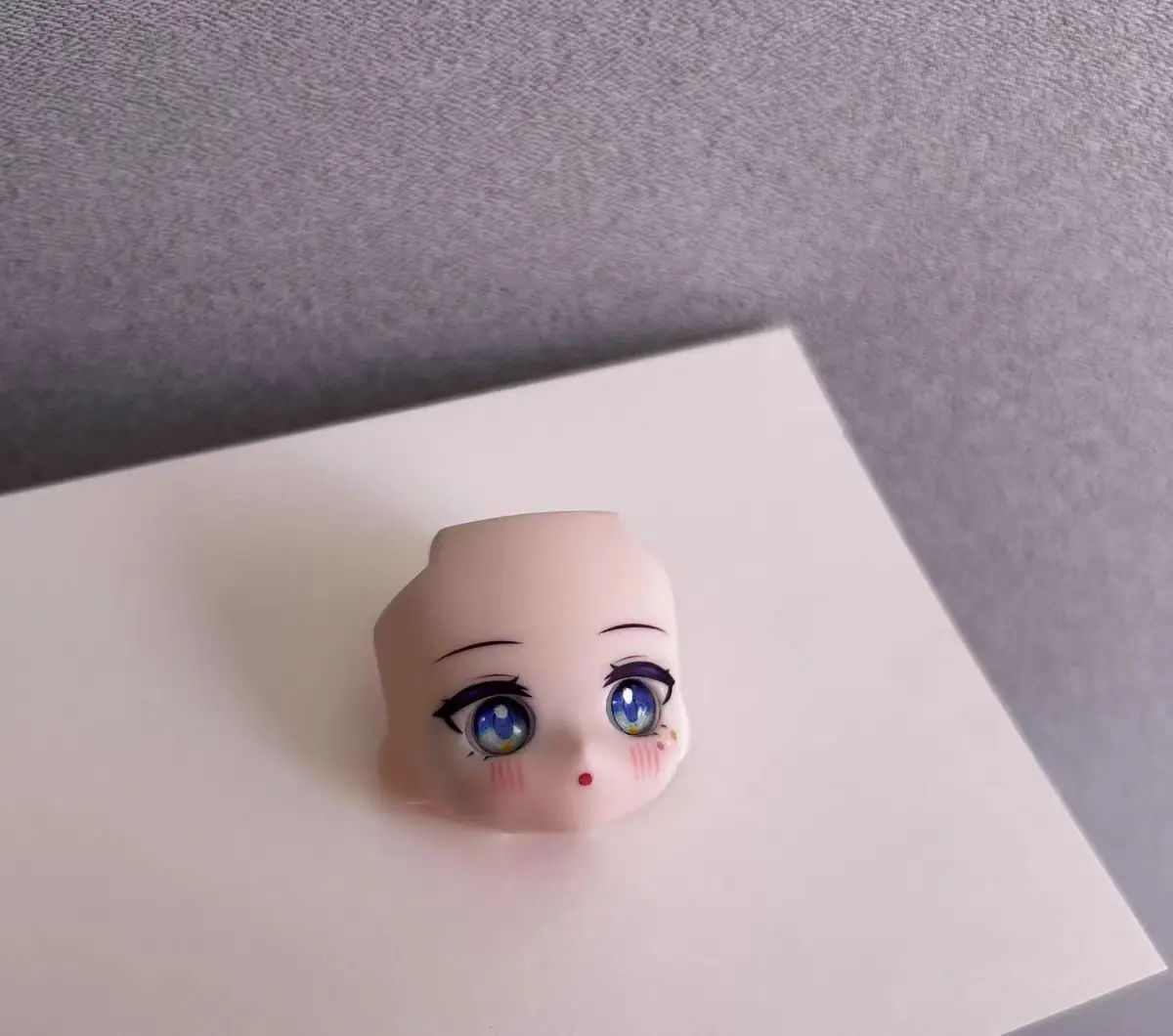 Sunday Robin Ob11 Faceplate Colored Hair Game Ob22 1/12 BJD GSC Wig Handmade Customized Cosplay DIY Doll  Accessories