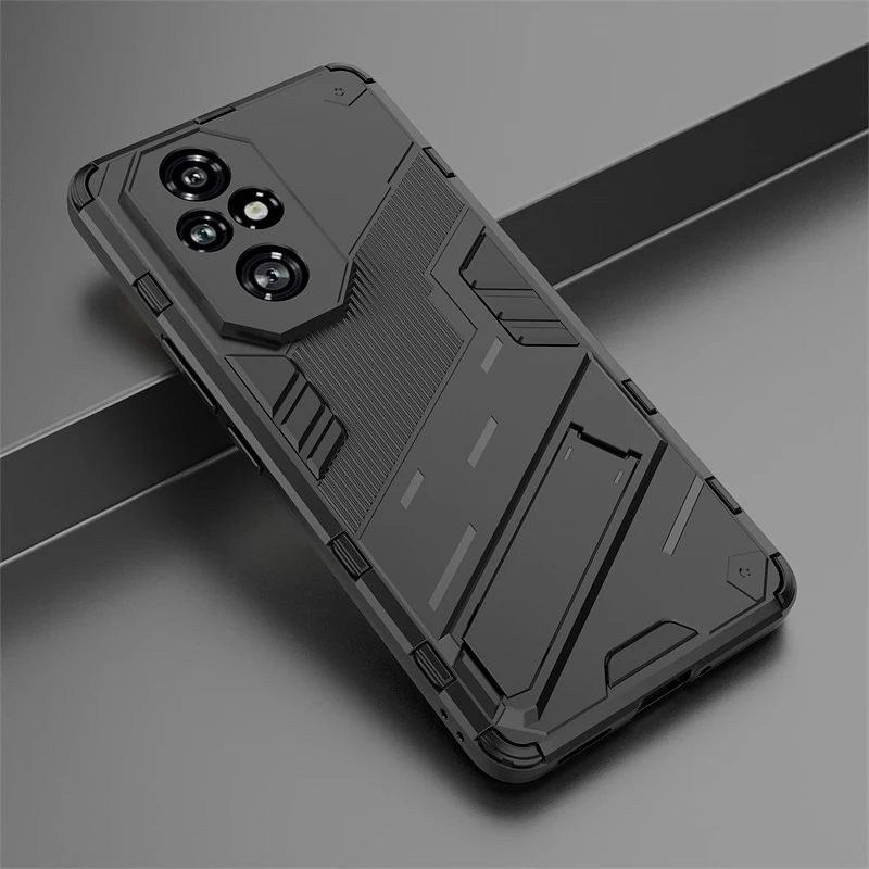 For Honor 200 Pro Honor200Pro Case Shockproof Magnetic Car Holder Kickstand Armor Phone Cases For Honor200 Pro Back Cover Funda