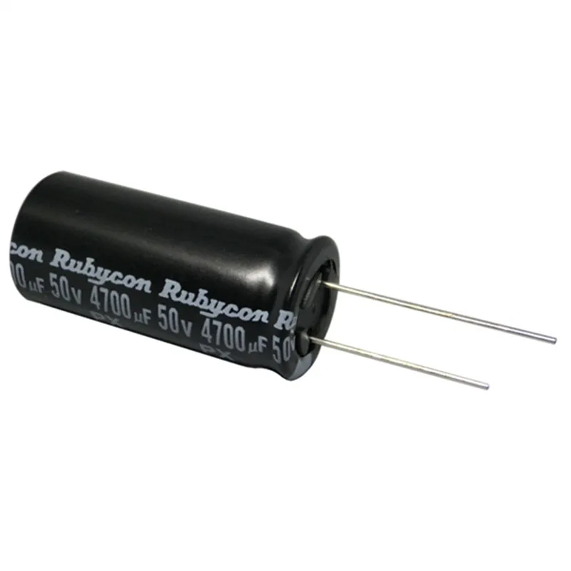 (1pcs) 50v4700uF PX RUBYCON 4700uf50v Through Hole Amplifier Audio Fever Filter Electrolytic Capacitor  fixed capacaitor 105°C