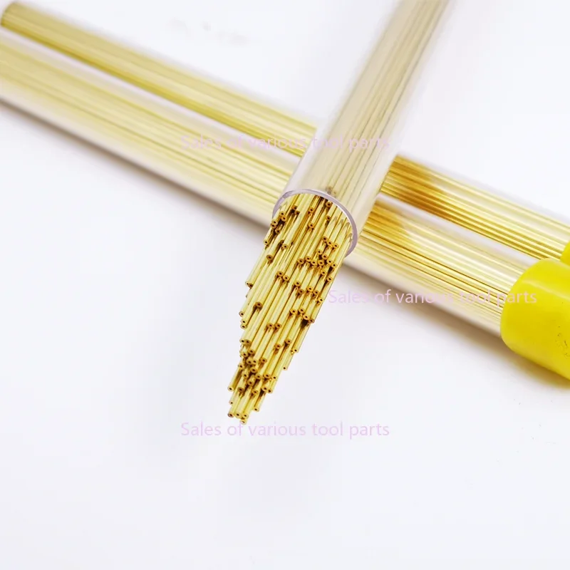 20-100pcs Drilling Brass Electrode Tube OD0.3-3mm Length 400mm Single Hole for EDM Drilling Machine