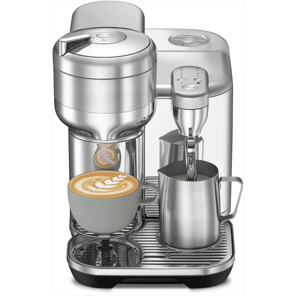 Vertuo Creatista Coffee and Espresso Maker , Brushed Stainless Steel