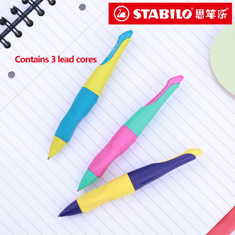 STABILO EASYergo1.4 오른손 왼손 직립 기계식 펜슬, 귀여운 문구류, 학교 용품, 1.4mm