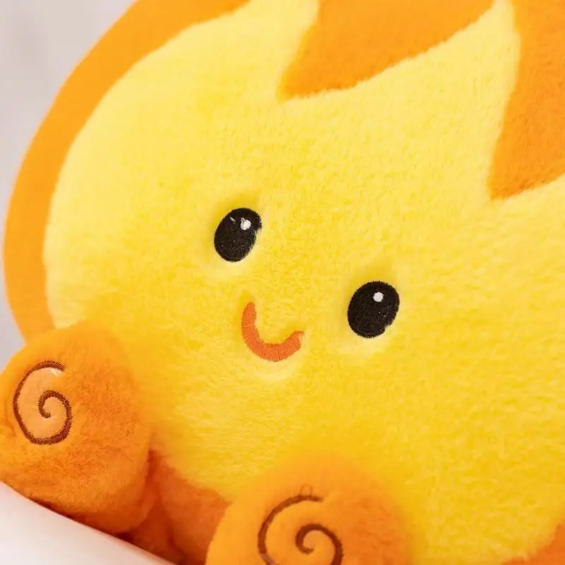 22/46cm Neue Simulations-Flammenpuppe Gefülltes Plüschtier Kissen Niedliches Cartoon-Anime-Geschenk für Freunde Spaßpuppe – Detail 4