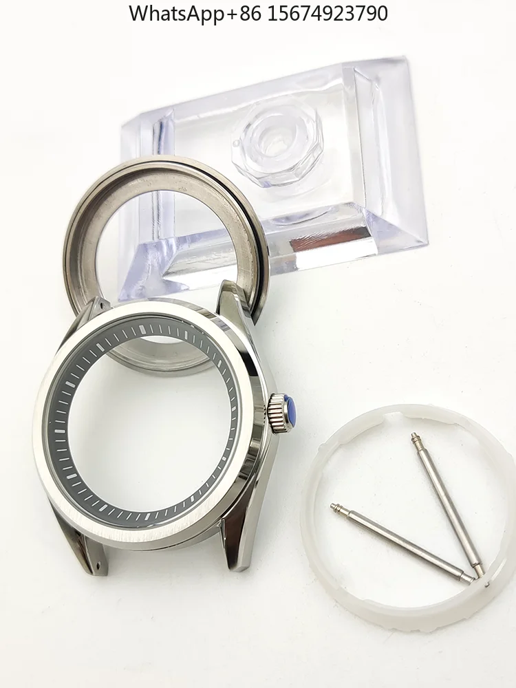 Assembled watch accessories Stainless steel watch case, suitable for Seiko NH35/36/4R movement, men's case