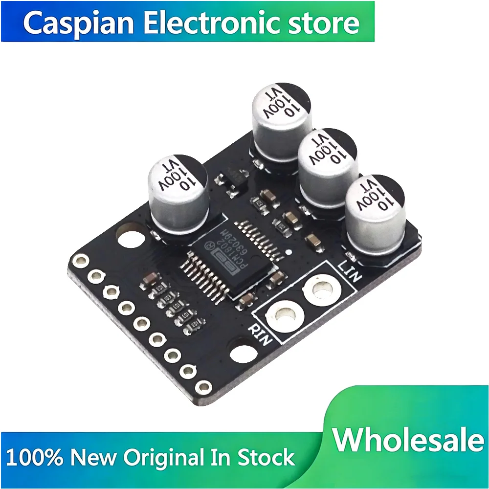 Caspian store 5Pcs PCM1802 24-Bit 96kHz Stereo Audio ADC Module, I2S Digital Output, 3.3V/5V for Arduino