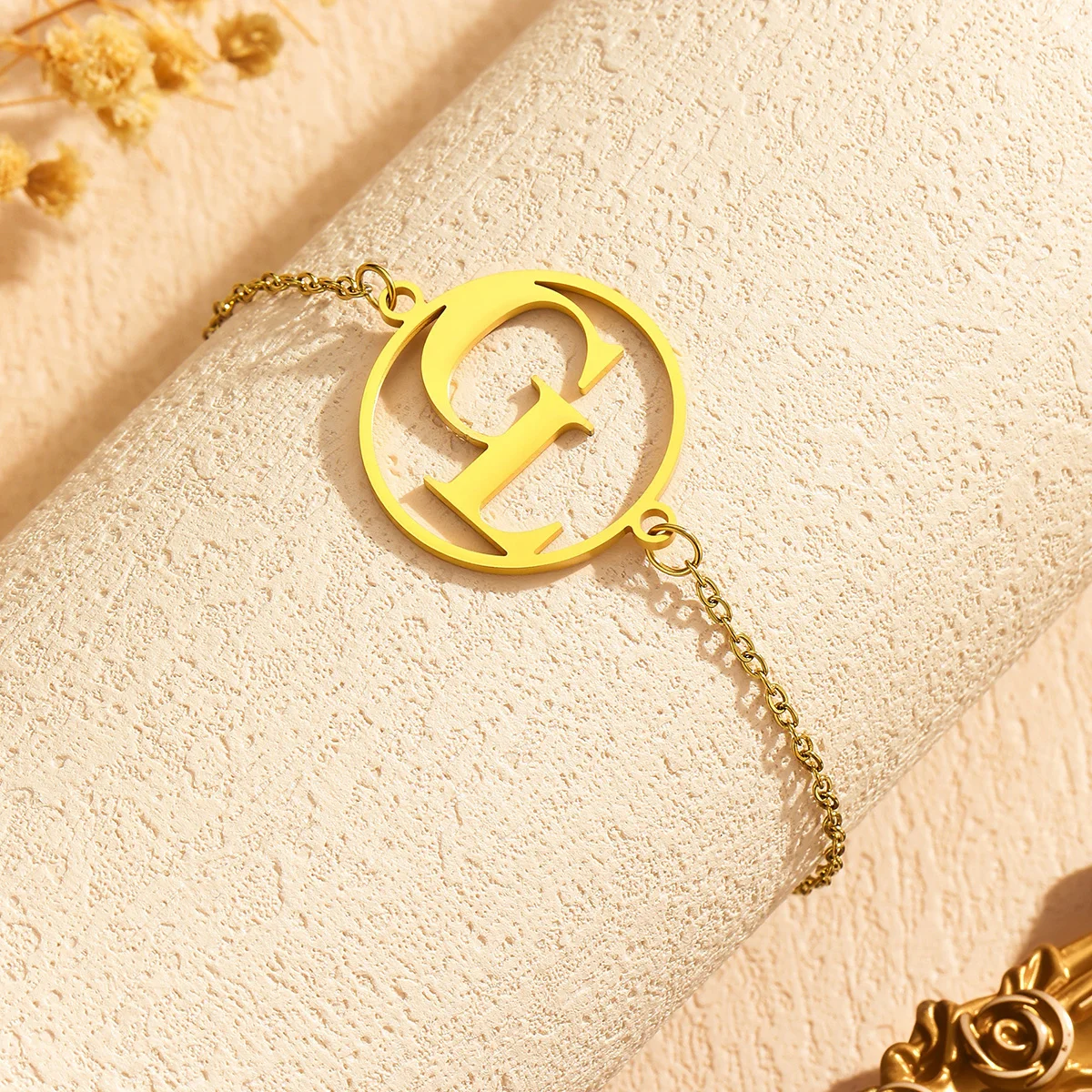 Letter Text Custom Name Bracelet For Baby Women Men Personalized Child Kid Gold Color Anklet Family Gift Stainless Steel Jewelry