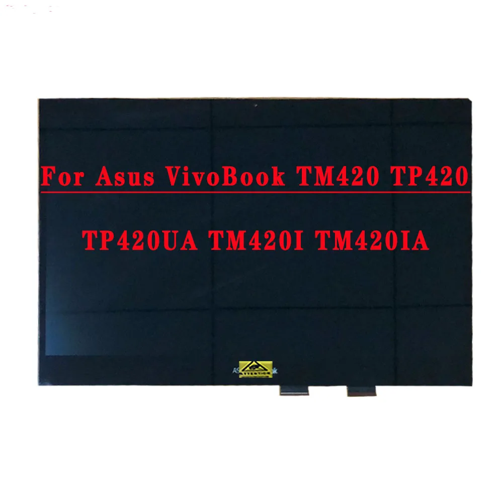 

14.0inch For ASUS VivoBook Flip TM420 TP420 TP420UA TM420I TM420IA TM420UA Laptop LCD Screen Assembly FDH 1920X1080 With Touch