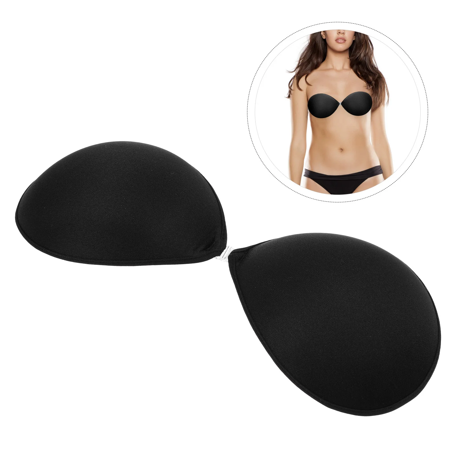

Silicone Chest Pads Sticky Invisible Bra For Women Strapless Push Up Adhesive Bras Backless Wedding Swimwear Gowns