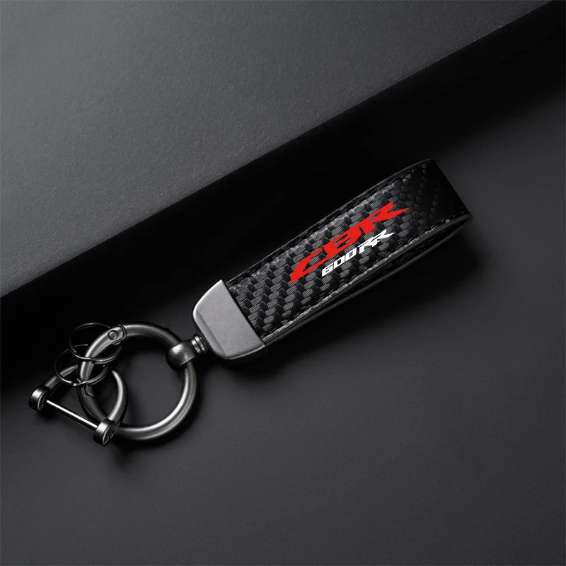 High-Grade leather Motorcycle Keychain Holder Keyring For Honda CBR600RR CBR1000RR REPSOL HRC CBR FIREBLADE Accessories