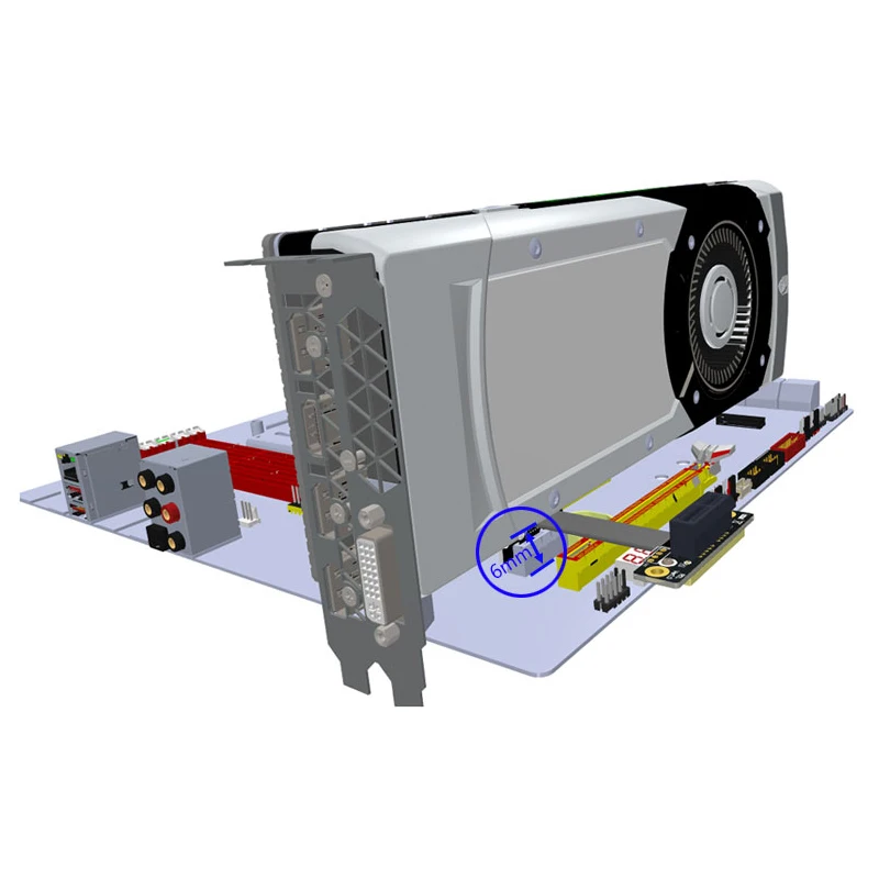 PCIE X1 Riser Kabel Dual 90 Graden Haakse PCIe 3.0x1 te x1 Verlengkabel 8Gbps PCI express 1x Riser Card Ribbon Extender