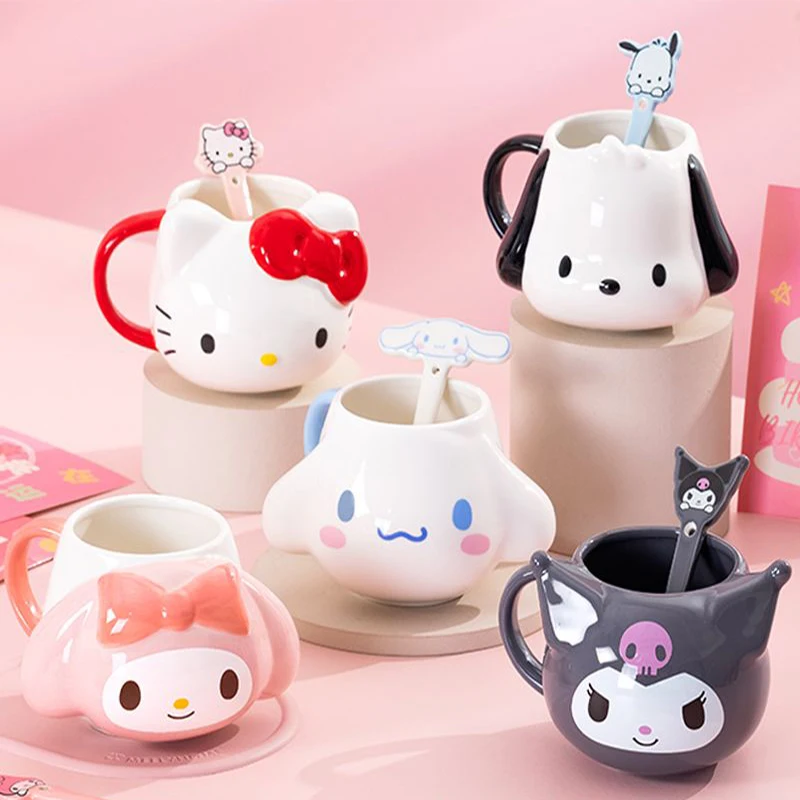 

Кружка HelloKitty, керамическая чашка с тиснением, ценная персонализированная чашка для воды, домашняя чашка для питья