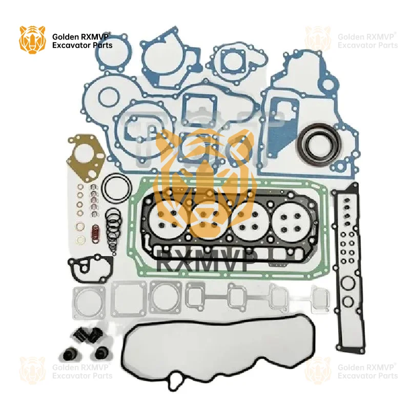 For Yanmar 4tnv98 729907-92640 Engine Overhaul Gasket Kit 129907-01331and Volvo D3.4 Excavator