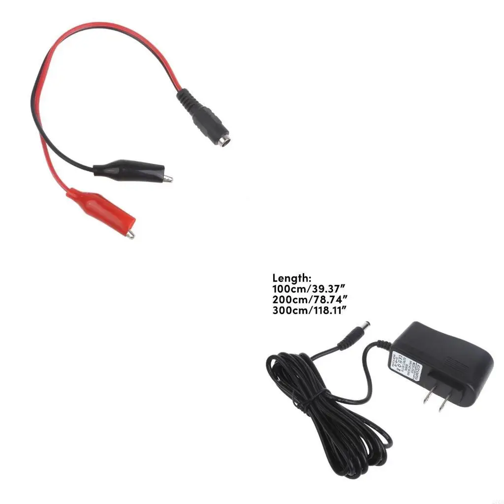 1.5V 1A Power Adapter GasCooker Dry Battery Replacement with Clip Cable Power Cord for Hot Water Heater Toy Clock