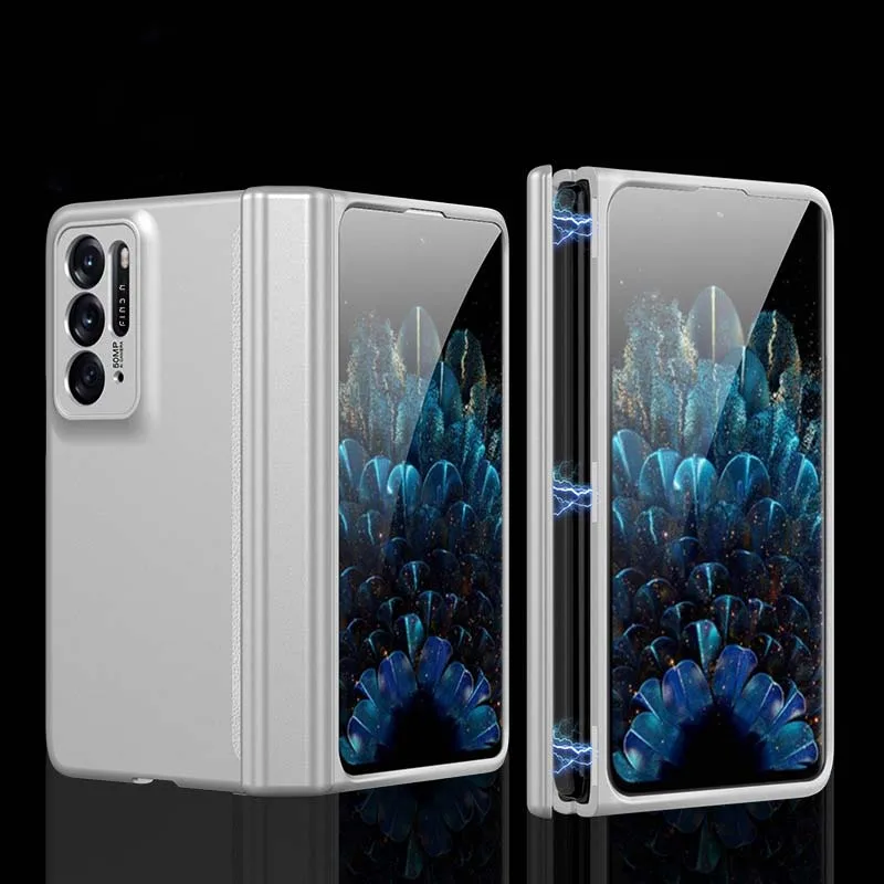 Luxury Magnetic Hinge Case For OPPO Find N Shockproof Folding Case Cover for OPPO Find N Full Coverage Flip Case Fundas 