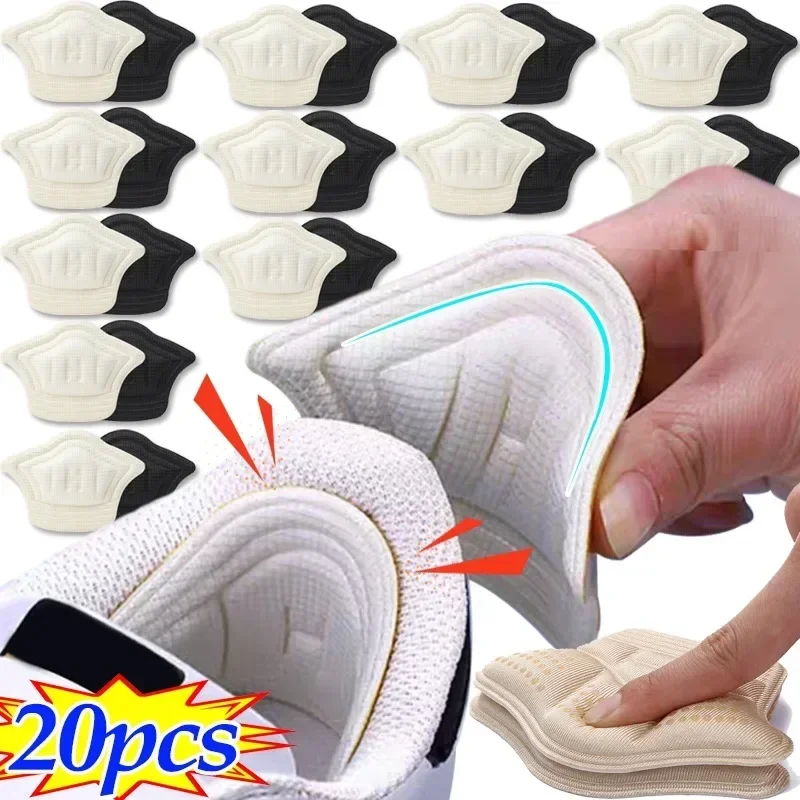 2/20pcs Insoles Patch Heel Pads for Sport Shoe Adjustable Size Feet Pad Pain Relief Cushion Insert Insole Heel Protector Sticker