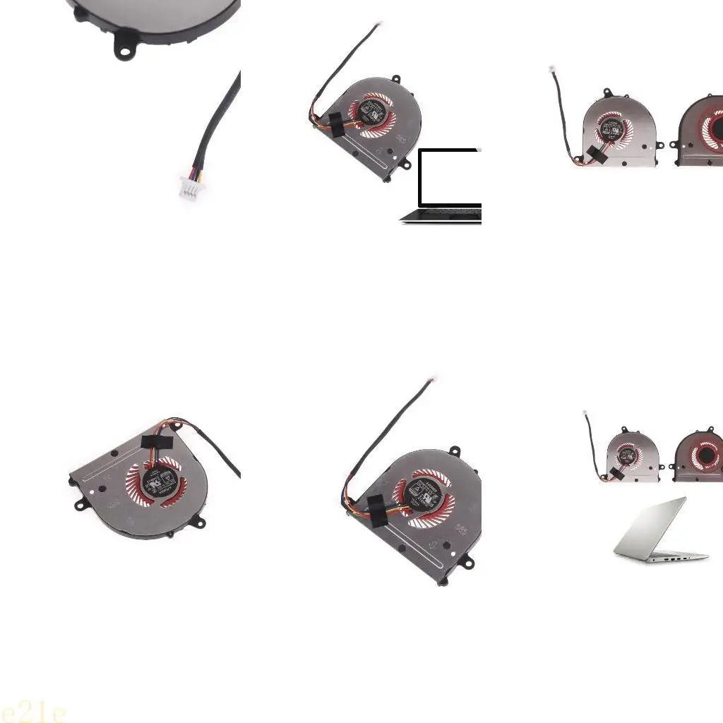 

E21E 1PC Laptop CPU Cooling Fan 5V 0.5A 4Pin Radiator for MSI MS-14B1 MS-14B2