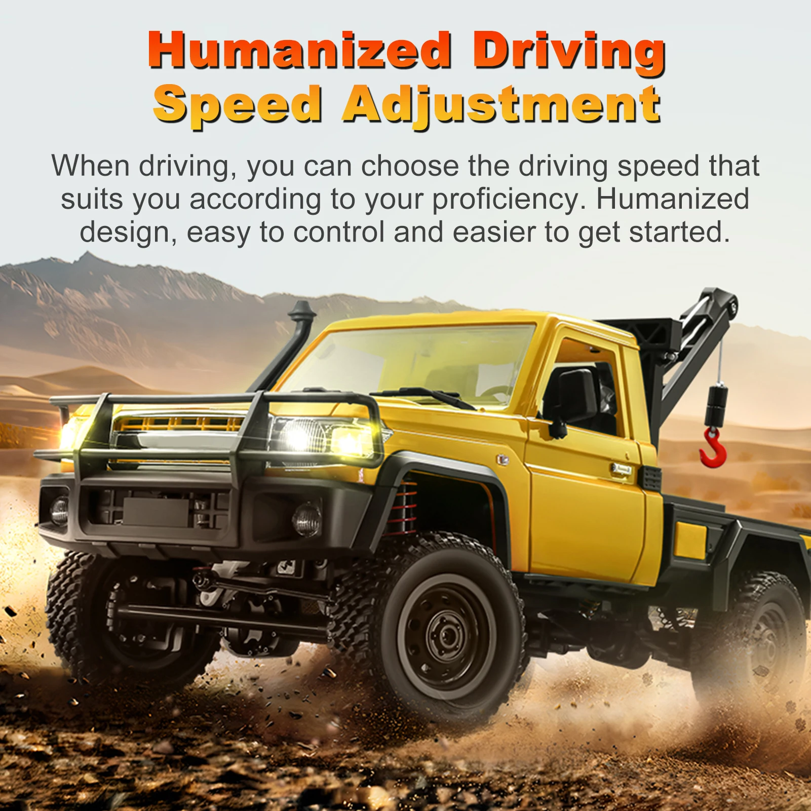 

Радиоуправляемый грузовик-кран, масштаб 1:12, полноприводный радиоуправляемый краулер, внедорожный игрушечный пикап 2,4 ГГц с подсветкой, для всех типов местности