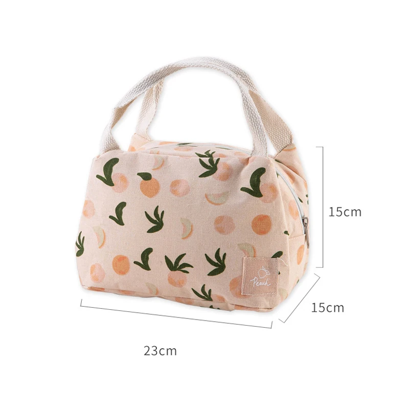 Portable Lunch Bags For Women Handbags Ice Cooler Picnic Bags Insulated Thermal Lunch Box Pouch Children School Food Storage Bag