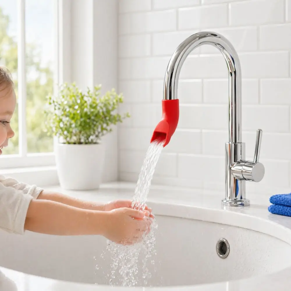 Splash-proof Kitchen Faucet Extender No Assembly Required Durable Tap Sink Accessories Creative Extended Length