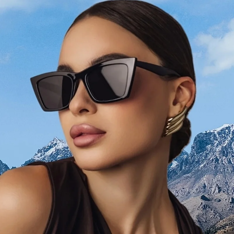 Retro Cat-Eye-Sonnenbrille mit UV400-Schutz für Damen