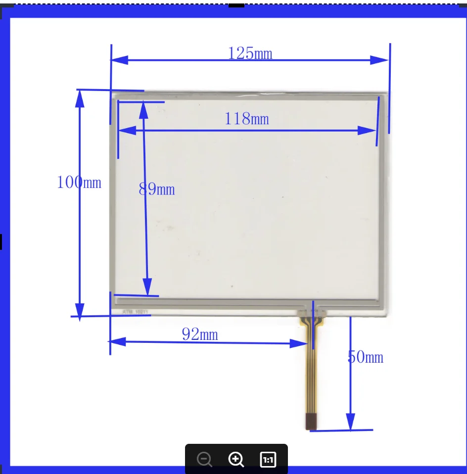 

ATM10211 оптовый экран для автомобиля 125*100 DVD редио СТЕКЛО 125*100мм