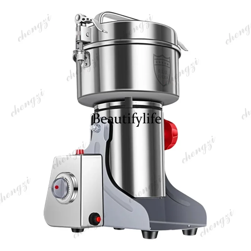 4500g 304 Stainless Steel Grinder Machine Large-scale Crusher Household Mill Commercial Powder Ultra-fine Grinding Machine MillA view 2