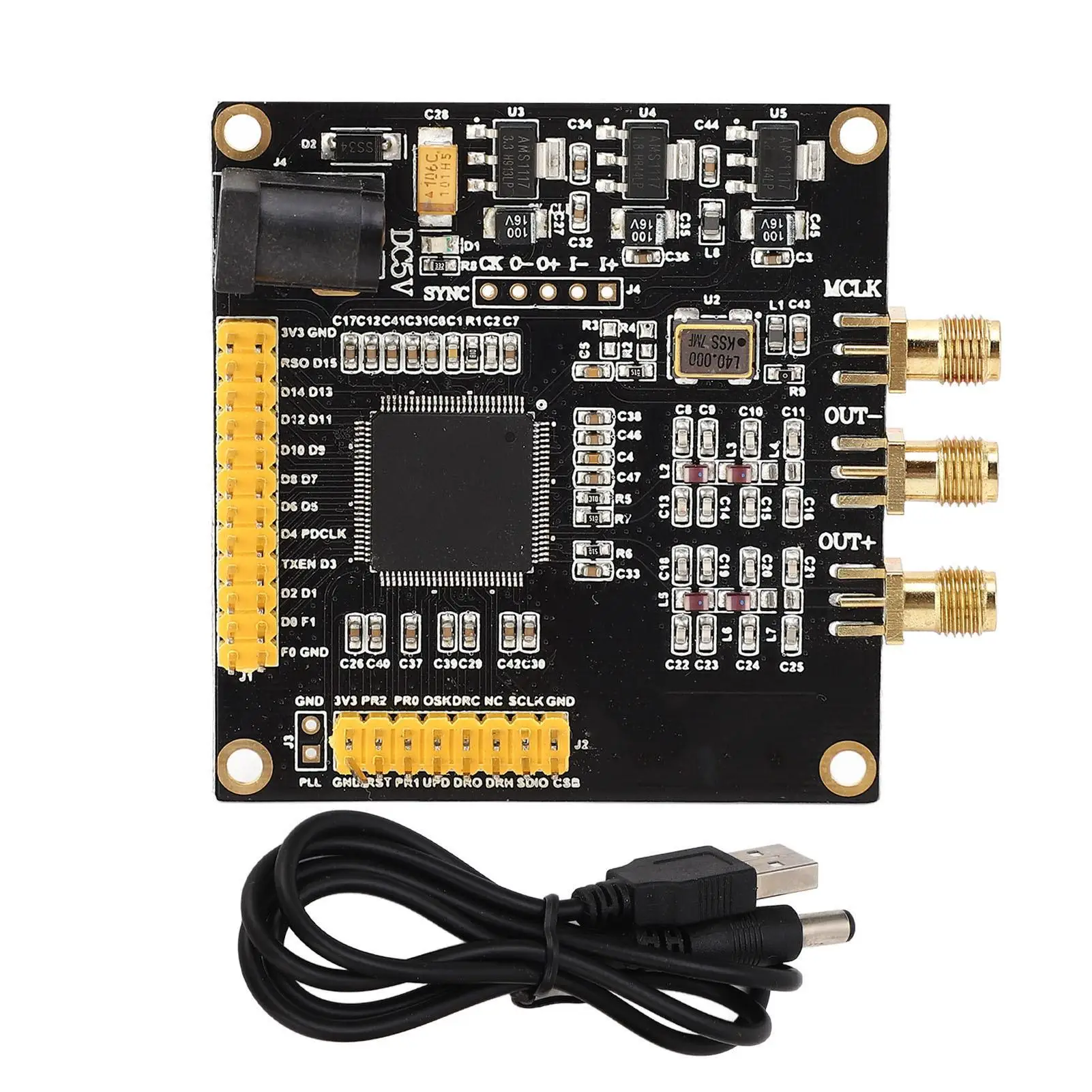 

Высокоточный модуль генератора сигналов DDS с частотой дискретизации 1GSPS и выходным ЦАП 420 МГц для связи