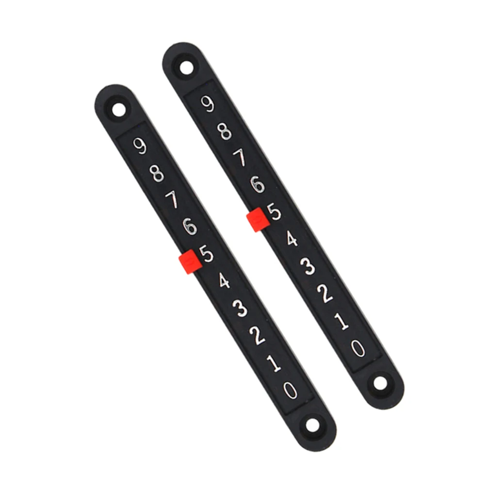 

2pcs Football Scoring Counter For Table Soccer Black Plastic Scorekeeper Replacement Foosball Score Counters Football Scoring