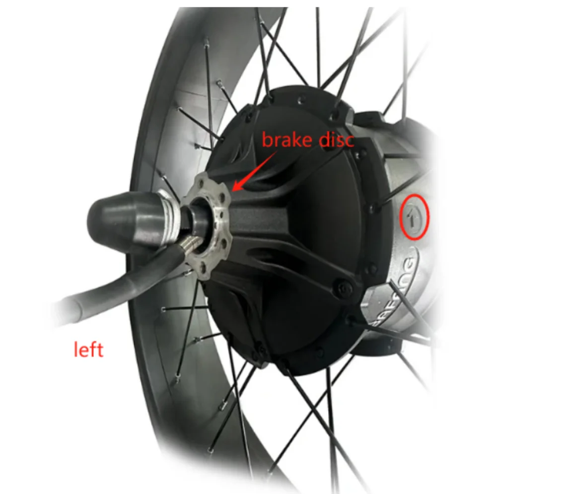 Bafang Brushless Hubmotor 48V 1000W Fat Electric Bicycle Motor Convertion Kit Hub Rear Wheel Bike Part 20*4.0 190MM RM G062 DC