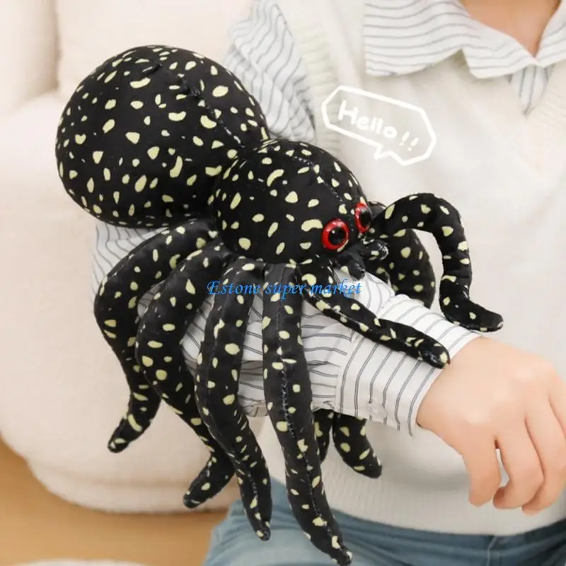 090B Big Spiders Eight Legged Creature Toy Filling Excellent For Scary Practical Jokes Halloween Party
