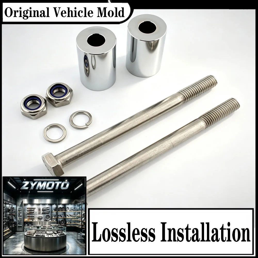 FOR Kawasaki Vulcan 800 900 1500 1600 2000 VN800 VN900 VN1500 VN1600 VN2000 1987-2021 Handlebar Risers Riser Kit 2 Inch Chrome A