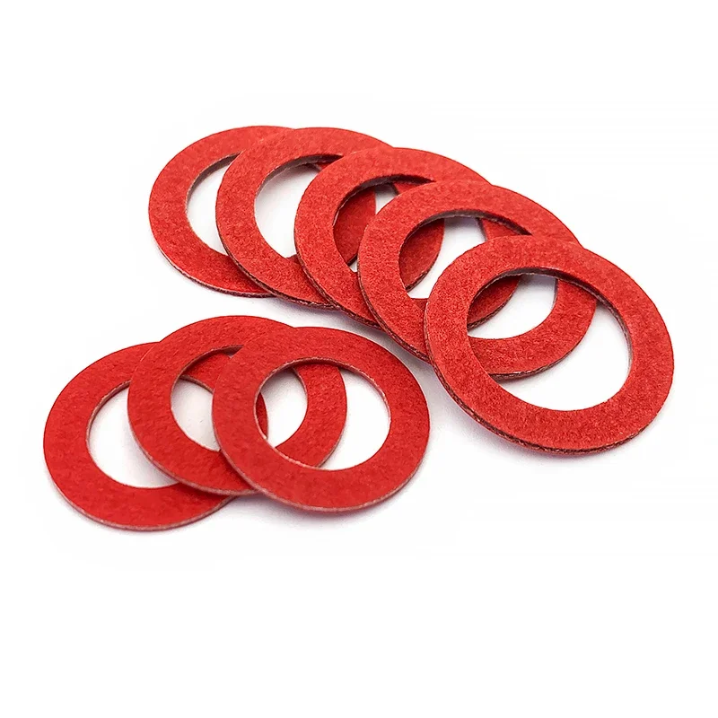 150 Pcs Red Steel Paper Kit Insulated Corrosion And Heat Resistance Suitable For Electrical And Electronic Industries M10-M24