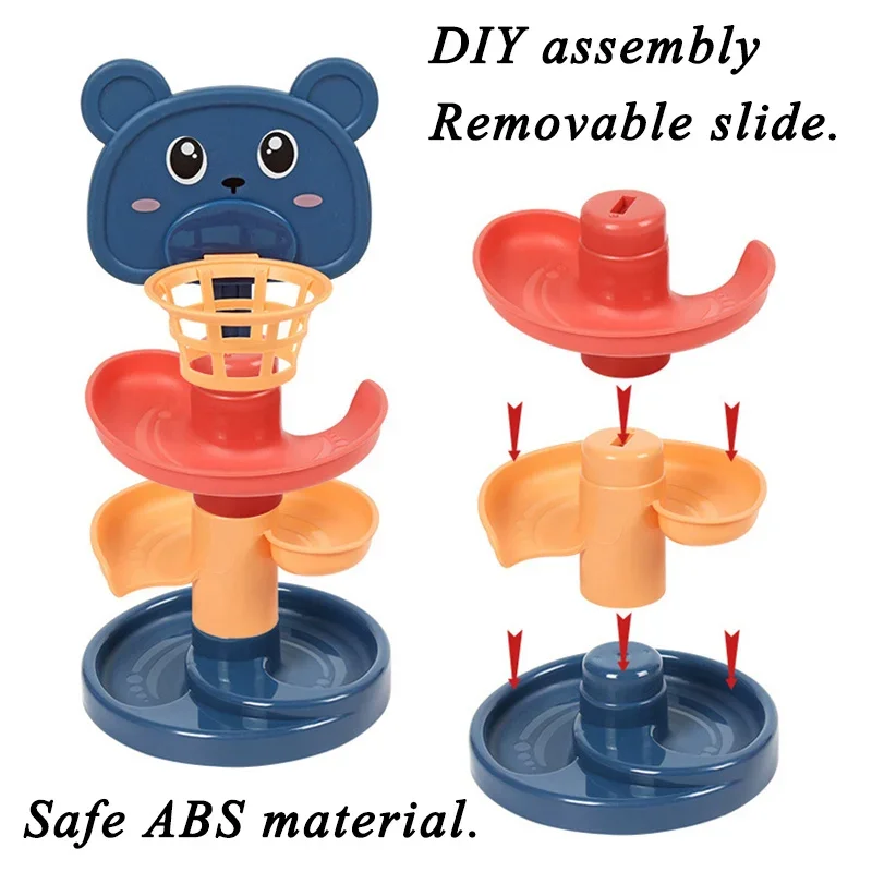 ألعاب برج الكرة الدوارة للأطفال ، المسار الدوار التعليمي المبكر ، ألعاب التراص للأطفال ، هدية الطفل