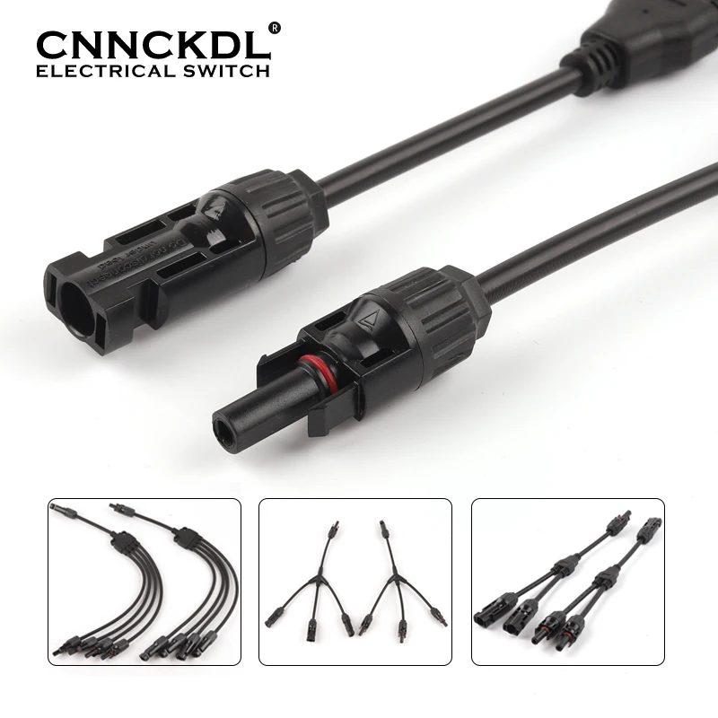 

2Y/3Y/4Y Solar Photovoltaic Panel Adaptor Cable Connector Y Type Five Way Plug Parallel Connection Of Battery Plate Assembly