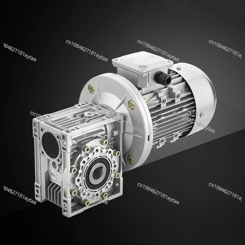 Worm Gear Reducer with Motor, Small Turbine Gearbox & Electric Reducer 380V for Industrial Drive
