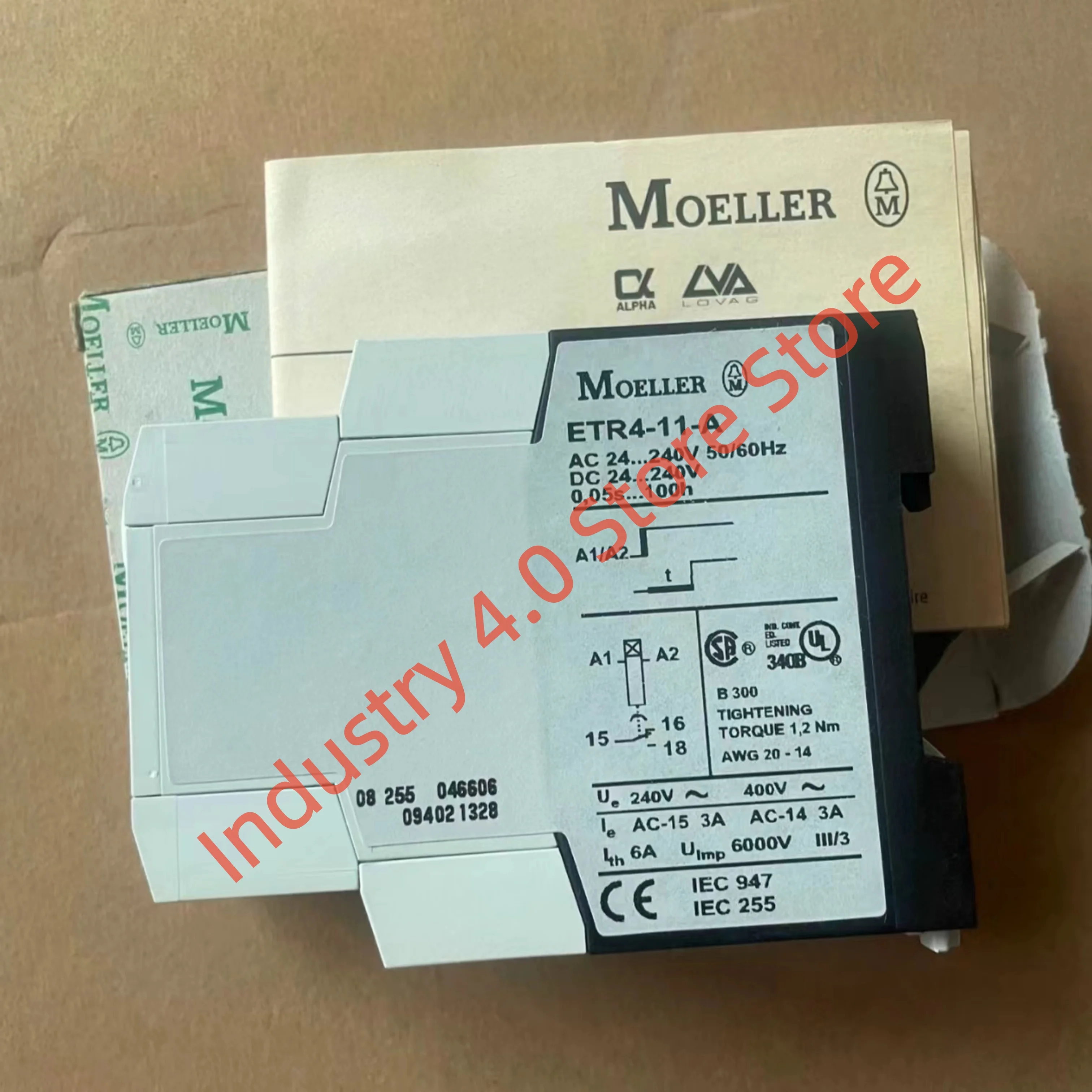 

New ETR4-11-A relays in box