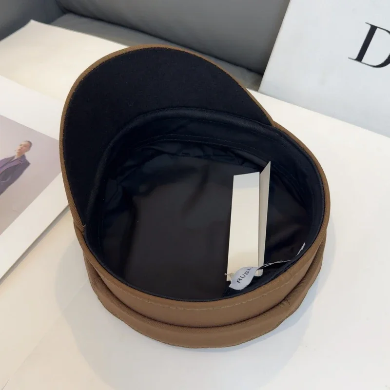 New Arrival 2025 Fashion Women Newsboy Caps Brand Designer Baker Boy Cap Spring Flat Caps with Letter