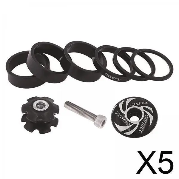 

Проставка для гарнитуры 5x1 1/8 дюйма с верхней крышкой, черный комплект гарнитуры