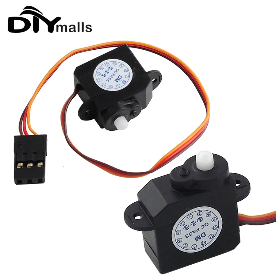 2/4 szt. 2,1 g mikro serwo DM-S0020 2 g mini serwo 180 stopni 3,7 V-5 V dla części RC Hobby
