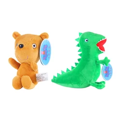 19CM Peppa Pig George Mom Dad Teddy Dinosaur Plush Pig Toys Quality Hot Sale Soft Stuffed Cartoon Animal Doll Children's Gifts