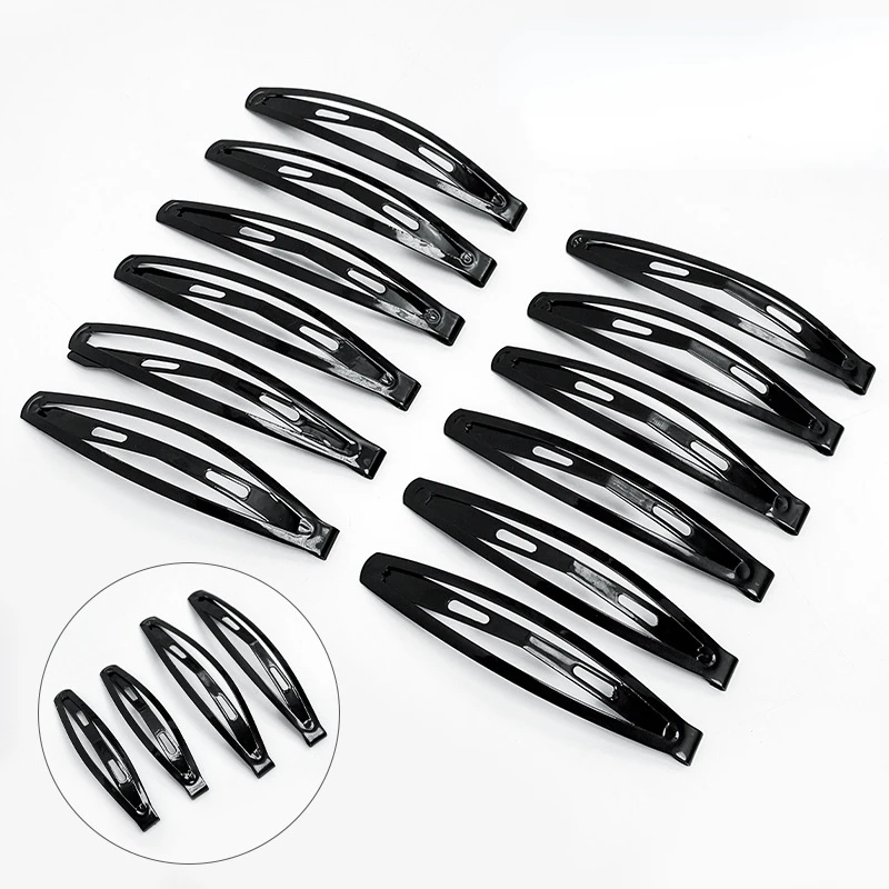 Black Sample 12pcs/set Metal Hair Barrettes Hairpins BB Headbands hair clips for girls Womens Hairgrips Hair Styling Accessories