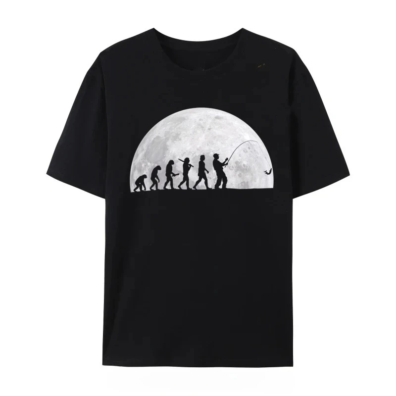 The Evolution of Fishing Rods; Moon Fisherman; Interesting Fishing Ideas; Classic New Women's Tops T-shirts; Women's Streetwear