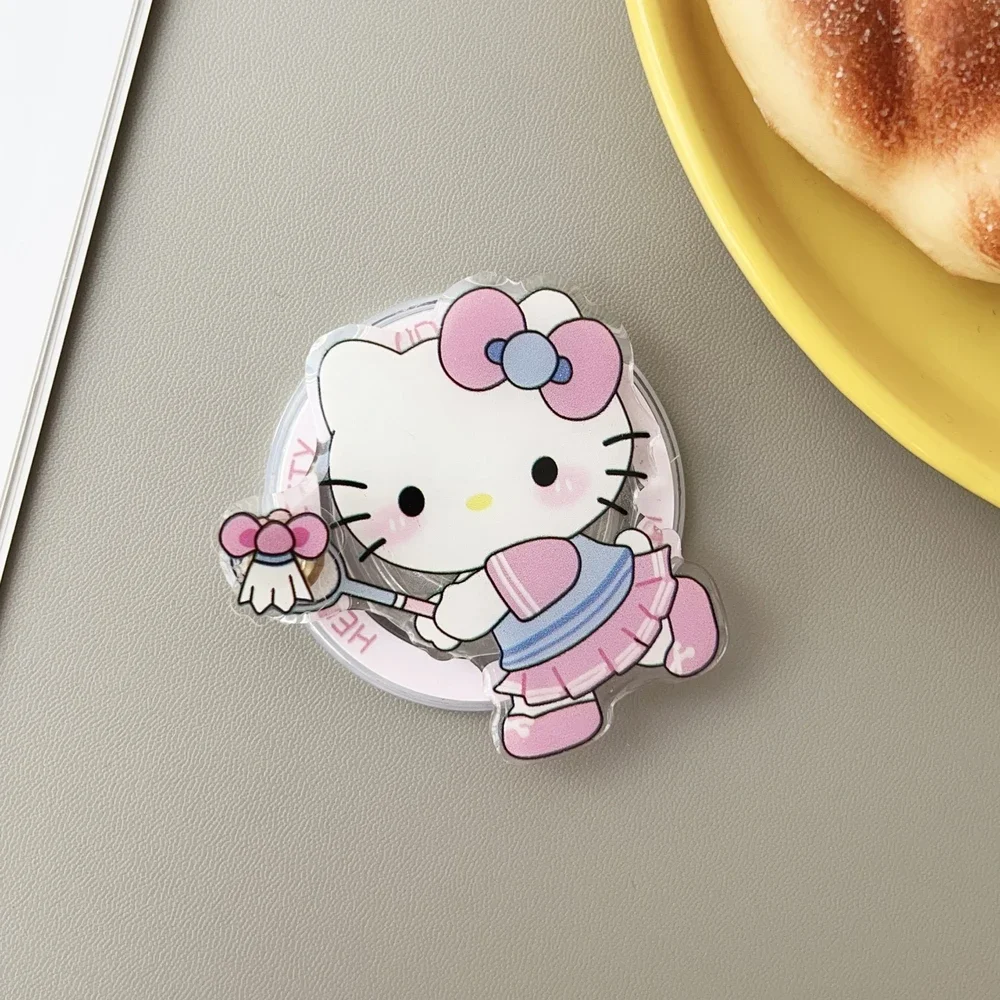 

Милый Sanrio Hello Kitty для Magsafe, магнитный чехол для телефона Griptok Grip Tok, подставка для iPhone, складной чехол для беспроводной зарядки, держатель