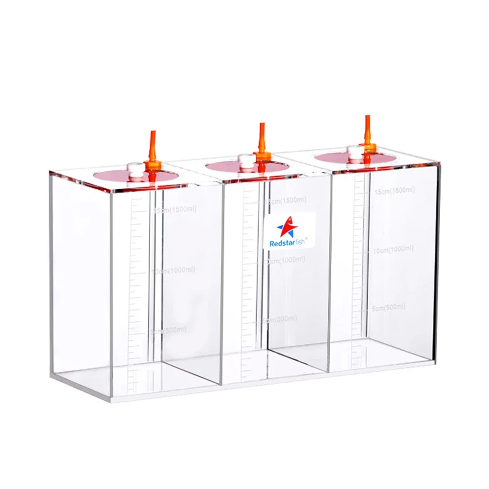 

Red Starfish Dosing Pump Liquid Container Storage Bucket with Scale DT4.5L/5L Liters High Quality Acrylic